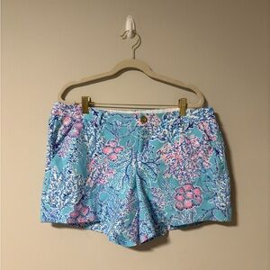 Lilly Pulitzer Callahan Knit Short Now You Sea Me Print 14